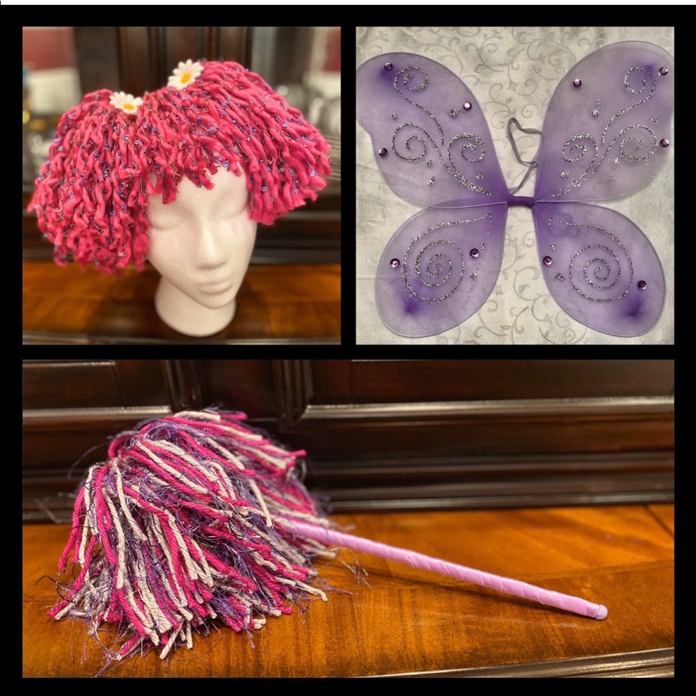 Abby Cadabby inspired hair, wand, and wings